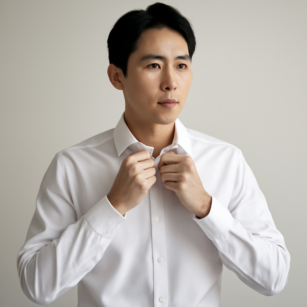 남성화이트셔츠 대표 이미지